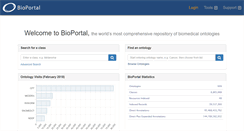 Desktop Screenshot of bioportal.bioontology.org