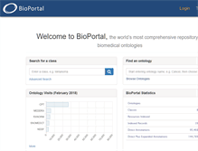Tablet Screenshot of bioportal.bioontology.org